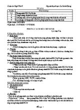 Giáo án Ngữ văn lớp 9 - Tiết 1 đến 5 - Năm học 2016-2017 - Lê Minh Đông